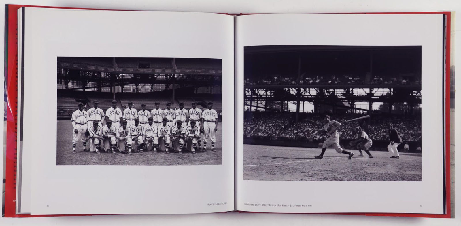 Fotos de los Homestead Grays en el libro One Shot Harris