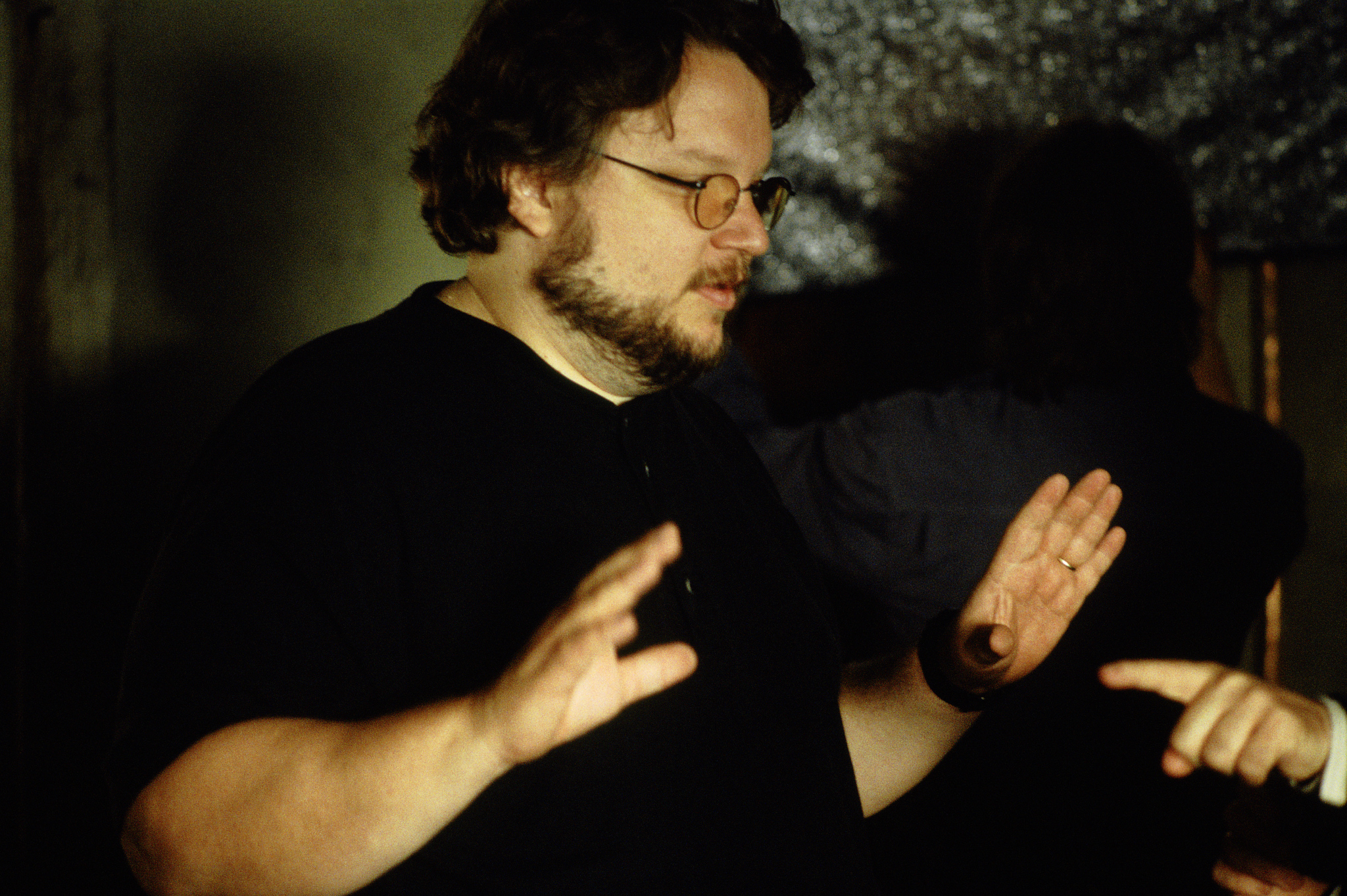 Guillermo del Toro en el rodaje de El laberinto del fauno