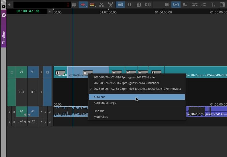 El Auto Cut de multicámara en Media Composer