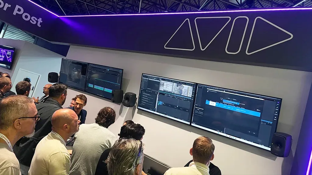 El stand de Avid en IBC 2026, en Amsterdam